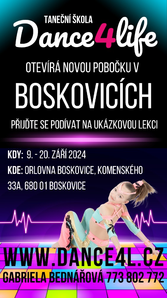 Dance4life otevírá pobočku